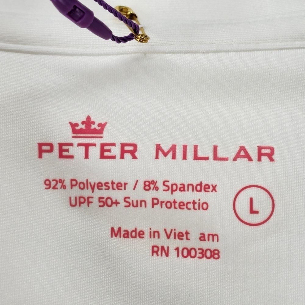 Peter Millar Women's White Solid Stretch Jersey G… - image 3